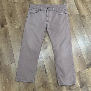 Mott and Bow slim straight jeans in tan - Size 38 X 30"